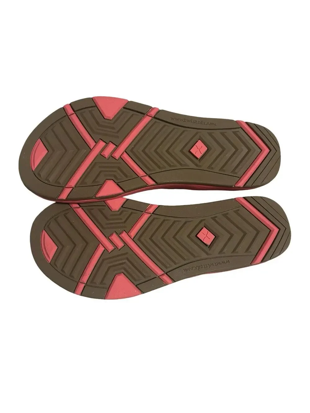Twisted X Women’s Size 9M Pink Comfort Flip Flop Sandals NWT Keychain